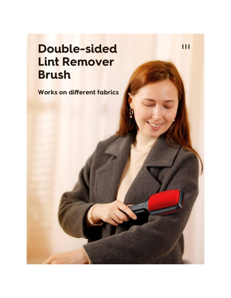 Cepillo Quitapelusas VASSON Doble Cara Reutilizable 2 Piezas