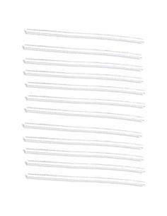 Medidor de Tamaño de Anillo 12PCS Adaptador TPU Transparente