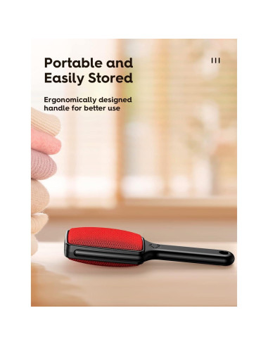 Cepillo Quitapelusas VASSON Doble Cara Reutilizable 2 Piezas