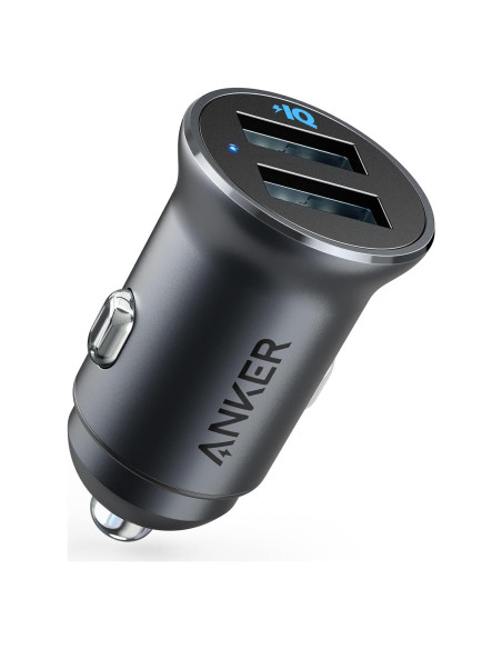 Cargador de Coche Anker 320 24W Doble USB Negro