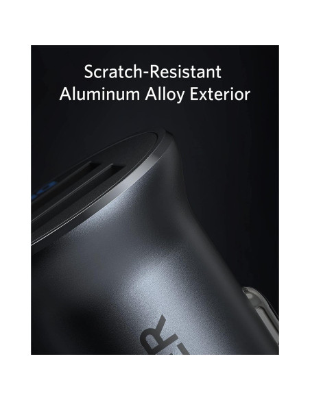 Cargador de Coche Anker 320 24W Doble USB Negro