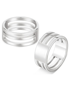 Hicarer 2 Piezas Abridores de Anillos de Salto Acero Inoxidable