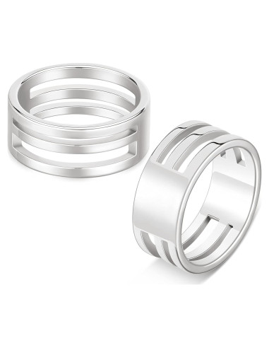 Hicarer 2 Piezas Abridores de Anillos de Salto Acero Inoxidable