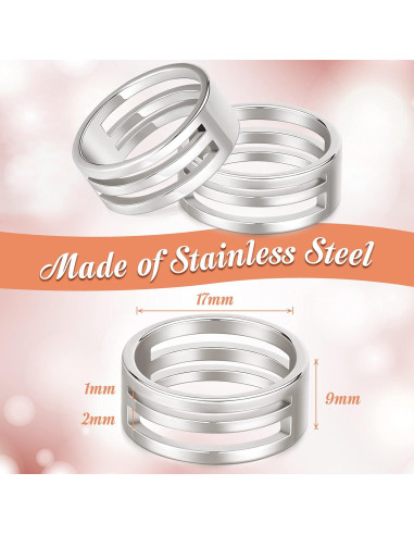 Hicarer 2 Piezas Abridores de Anillos de Salto Acero Inoxidable