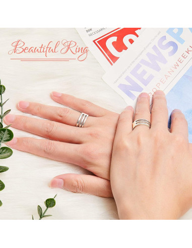 Hicarer 2 Piezas Abridores de Anillos de Salto Acero Inoxidable