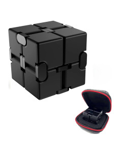 Cubo Infinito Antiestrés FUFUYOU Negro 8x4x2 cm