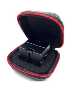 Cubo Infinito Antiestrés FUFUYOU Negro 8x4x2 cm 2