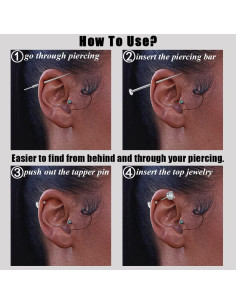 Pin de Inserción Titanio PunkTracker 30mm 18G/16G/14G 2