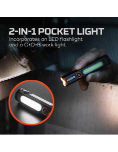 Linterna de bolsillo NEBO Mini Larry 500 Lúmenes IP67 2