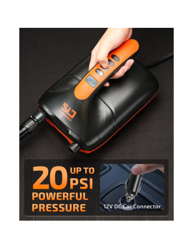 Bomba de Aire Eléctrica Swonder 20PSI para Paddle y Kayak