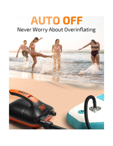 Bomba de Aire Eléctrica Swonder 20PSI para Paddle y Kayak