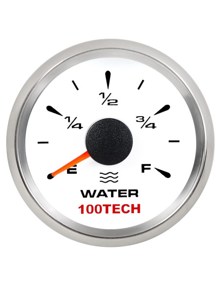 Medidor de Nivel de Agua 100TECH Blanco 0-190ohm para Barcos