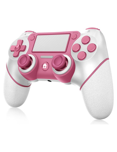 Controlador Inalámbrico PS4 Ubsvaky Rosa con Vibración