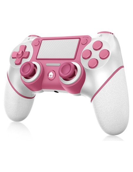 Controlador Inalámbrico PS4 Ubsvaky Rosa con Vibración