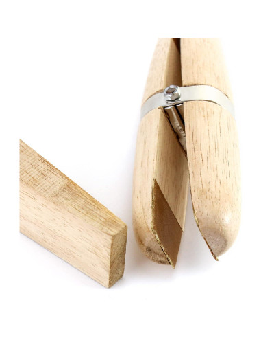 Abrazadera de Madera QWORK WD5534 para Joyería y Grabado