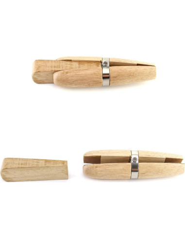 Abrazadera de Madera QWORK WD5534 para Joyería y Grabado