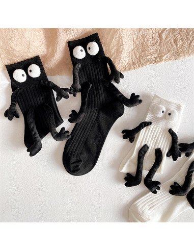 Calcetines Magnéticos para Niños MAINESAKA 3D Ojos Grandes