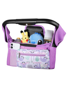 Organizador de Carriola ERRUI con Portavasos y Bolsa Desmontable