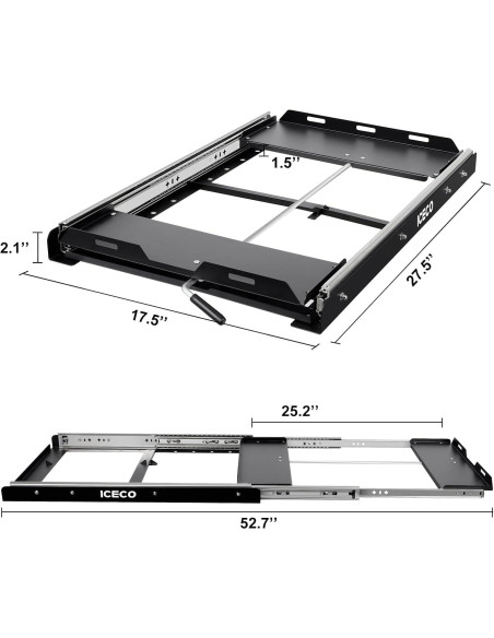 Soporte deslizante ICECO para refrigerador portátil JP30/JP40/JP50