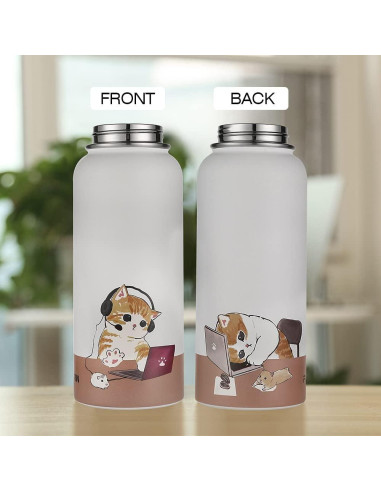 Botella de Agua Aislada Funkrin 32oz Acero Inoxidable