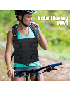 Chaleco Refrigerante MR.ICE Unisex Ajustable para Verano 2
