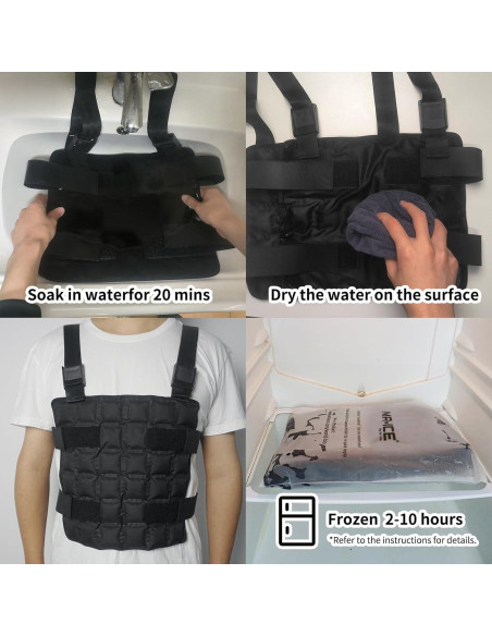 Chaleco Refrigerante MR.ICE Unisex Ajustable para Verano