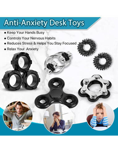 Juguetes Antiestrés Dr.Kbder 6 Piezas Alivio Ansiedad