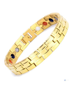 Pulsera Magnética Emmori de Acero Inoxidable Ajustable