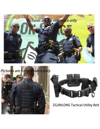 Cinturón Táctico Utilitario Rig Policía 5 Bolsas Ajustable