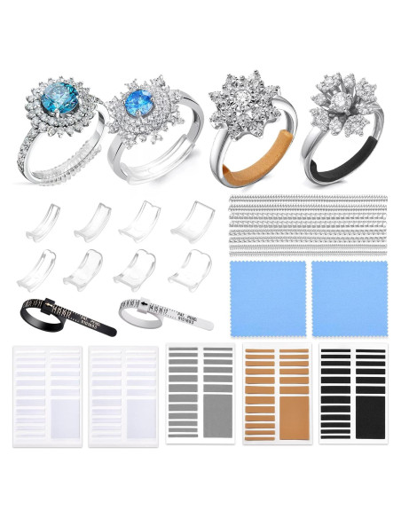 Ajustador de Tamaño de Anillo Anpro 110 Pcs Set Completo
