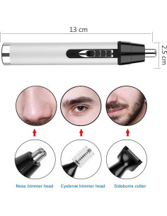 Recortador de Vello Cleanfly AY-313 para Orejas y Nariz 2