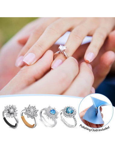 Ajustador de Tamaño de Anillo Anpro 110 Pcs Set Completo