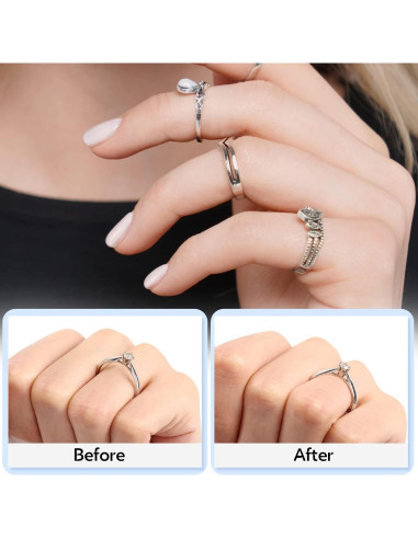 Ajustador de Tamaño de Anillo Anpro 110 Pcs Set Completo