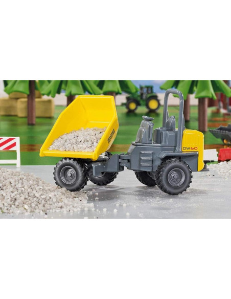 Volquete Siku Wacker Neuson DW60 1:50 Metal Amarillo/Gris