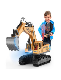 Excavadora RC Digabi 11 Canales con Luz y Sonido