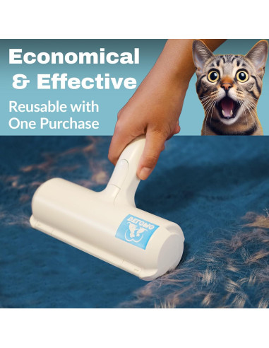 DELOMO Rodillo Removedor de Pelo de Mascota Reutilizable