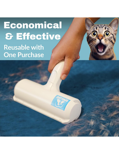 DELOMO Rodillo Removedor de Pelo de Mascota Reutilizable