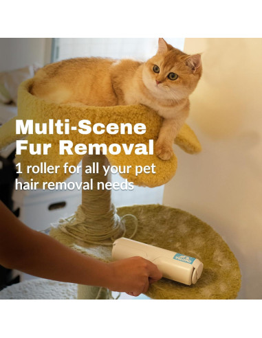 DELOMO Rodillo Removedor de Pelo de Mascota Reutilizable