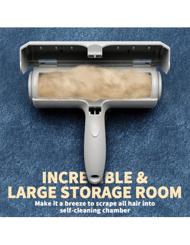 DELOMO Rodillo Removedor de Pelo de Mascota Reutilizable