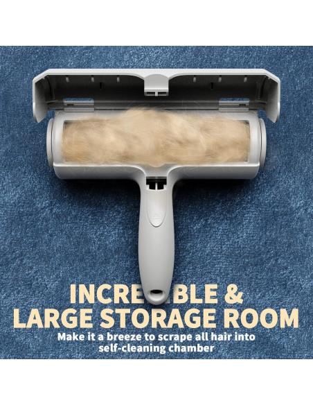 DELOMO Rodillo Removedor de Pelo de Mascota Reutilizable