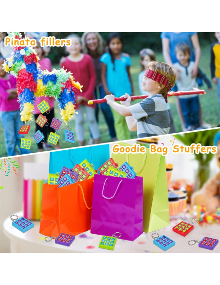 Juego 16 Pcs Llaveros Tres en Raya para Niños Fiesta