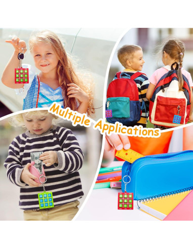Juego 16 Pcs Llaveros Tres en Raya para Niños Fiesta
