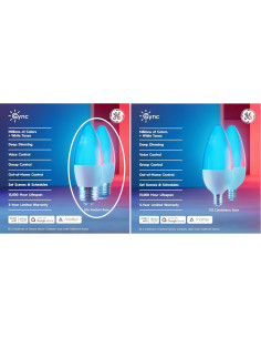 Bombillas LED inteligentes Cync GE, 3 unidades, cambio de color 2