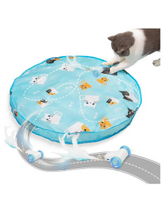 Juguete Interactivo para Gatos Pubialo 2 en 1 Automático