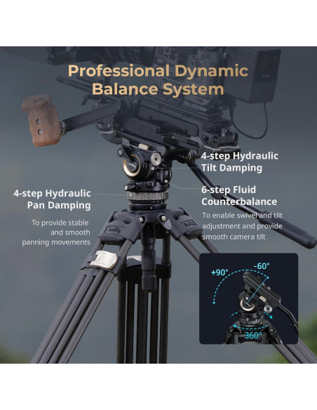 Trípode de Video SmallRig AD-Pro8 196 cm con Contrapeso