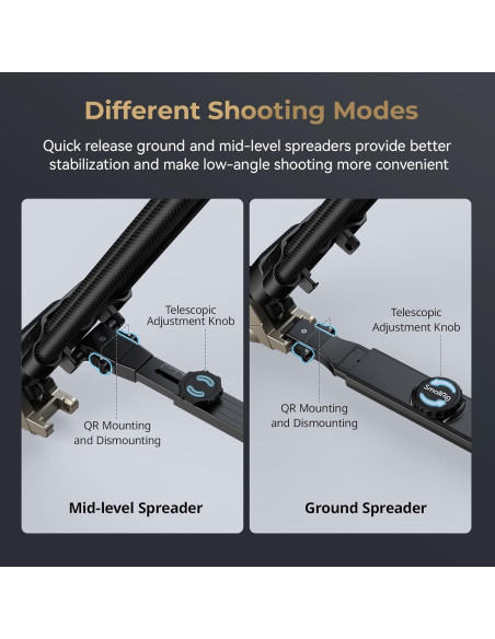 Trípode de Video SmallRig AD-Pro8 196 cm con Contrapeso