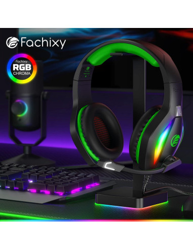 Auriculares Gaming Fachixy FC-100 con Micrófono y RGB