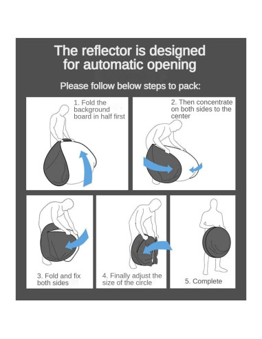 Fondo de Webcam Plegable Daugerlarss 111 cm Verde