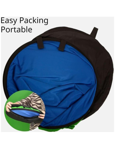 Fondo de Webcam Plegable Daugerlarss 111 cm Verde