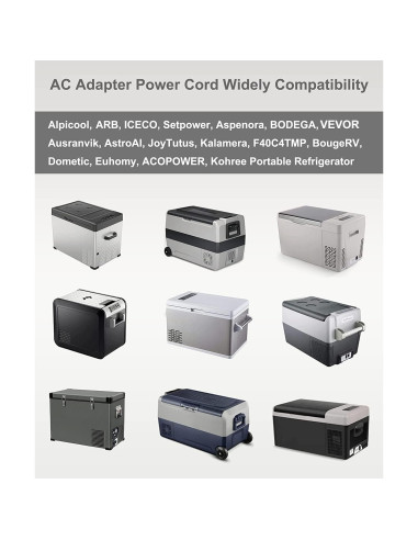 Cable de Alimentación 12V para Refrigerador de Coche XTD